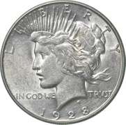1928-S Peace Silver Dollar
