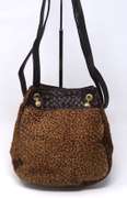 Vintage Bottega Veneta Animal Print Purse