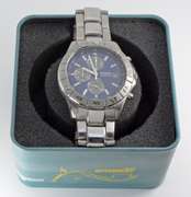 Vintage Men's Fossil Blue Speedway Chronograph Watch