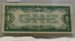 1934 $1. Sil Cert, almost Unc, 1 year type