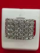 LADIES 14K WHITE GOLD DIAMOND BAND
