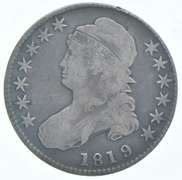 1819/8 Capped Bust Half Dollar - Large 9 - 102