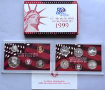 1999 US Mint Silver Proof Set