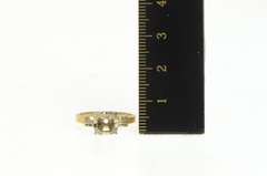 14K Yellow Gold 5.2mm Vintage NOS 1950's Engagement Setting Ring