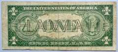 $1 1935 A Hawaii Emergency Issue Silver Certificate Fr2300