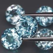 Superb quality 11.54ct 5 pc Swiss blue Topaz set