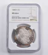 MS66* STAR 1880-S Morgan Silver Dollar NGC Insane Tone