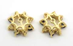 Useful Sapphire & Diamond Earring Jackets