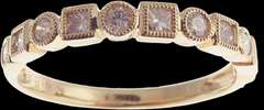 Sparkly 18kt Yellow Gold Diamond Band