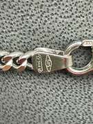14K WHITE GOLD CURB LINK CHAIN