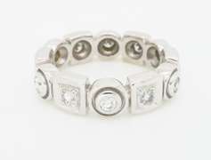 18k Geometric Diamond Ring