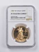 PF70 UCAM 1987-W $50 American Gold Eagle 1 Oz. .999 Fine Gold NGC