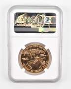 MS70 1998 $50 American Gold Eagle - Graded NGC