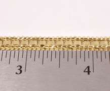 Brilliant Textured Bracelet in 14K Yellow Gold
