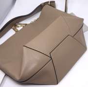 Karl Lagerfeld Brown Leather Tote Bag