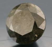 Stunning! 1.28ct gray and black Diamond solitaire