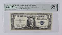 1957-B $1 Silver Cert. Fr# 1621 (WA Block) PMG 68 EPQ Superb Gem UNC