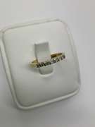 14K YELLOW GOLD AND DIAMOND BAND