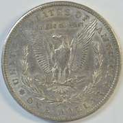 Near Mint 1901-S Morgan Silver Dollar. Rare key date