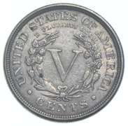 1891 Liberty V Nickel