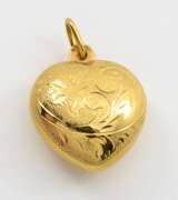 Always Popular 14k Puffed Heart Pendant