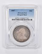 F12 1807 Draped Bust Half Dollar PCGS
