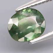 Unheated! 1.23ct hunter green Sapphire