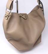 Karl Lagerfeld Brown Leather Tote Bag