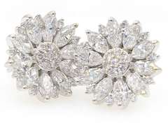Odelia 2.60ctw Marquise and Pave Diamond Flower