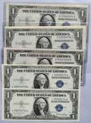 10 Slider 1935 E $1 Silver Certificates
