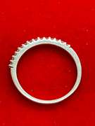 14K WHITE GOLD DIAMOND BAND