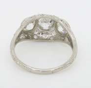 Vintage 2.32CTW Diamond Cocktail Ring made in Platinum