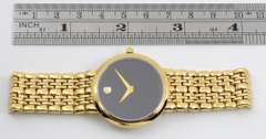Luxury Men's Movado Museum Classic in Gold PVD
