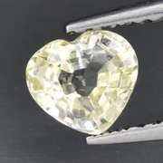 Bright champagne yellow .79ct Sapphire
