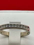 14K WHITE GOLD DIAMOND BAND