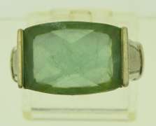 Sterling Silver Jade Ring