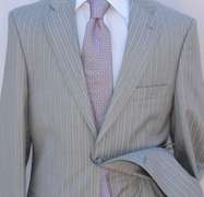 A Unique 2-button Wool & Silk Comfort fit Suit