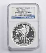 SP70 EF 2013-W American Silver Eagle ER NGC Enhanced Finish