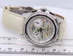 Tissot PRC 100 Diamond Bezel Streel Mop Dial Quartz Watch