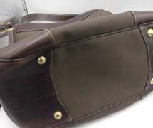 Preowned Prada Canapa Logo Canvas Shoulder Bag