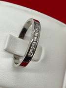 MENS 14K WHITE AND GOLD DIAMOND BAND