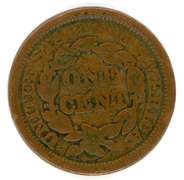 1849 Braided Hair Large Cent