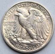 1942 Unc Walking Liberty Half