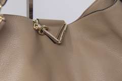 Karl Lagerfeld Brown Leather Tote Bag