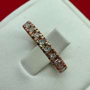 14K GOLD AND DIAMOND ETERNITY RING
