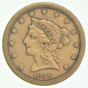 1856-S $2.50 Liberty Head Gold Quarter Eagle