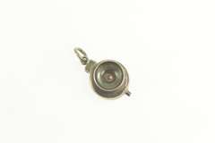 Sterling Silver 3D Waffle Iron Breakfast Cooking Charm/Pendant