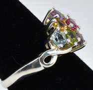Colorful CZ Ring