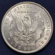 1887 Morgan Silver Dollar, BU.