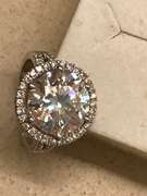 AUCTION HIGHLIGHT! Magnificent Ladies 14kt Gold & Diamond Ring- 6.50 carats of diamonds!